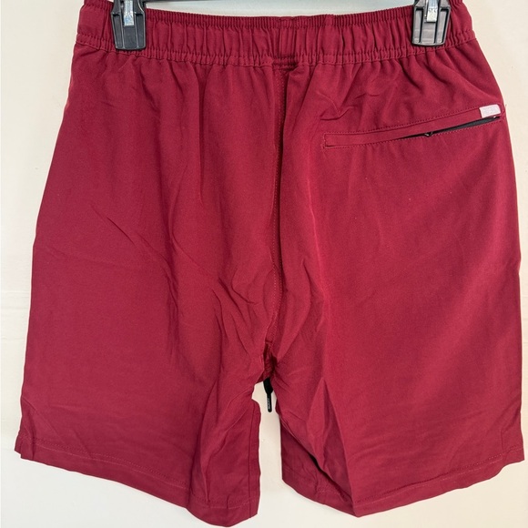 Dixxon Men's The Brad Premium Lined Athletic Shorts, Maroon, Size Small, NWT - Picture 2 of 5